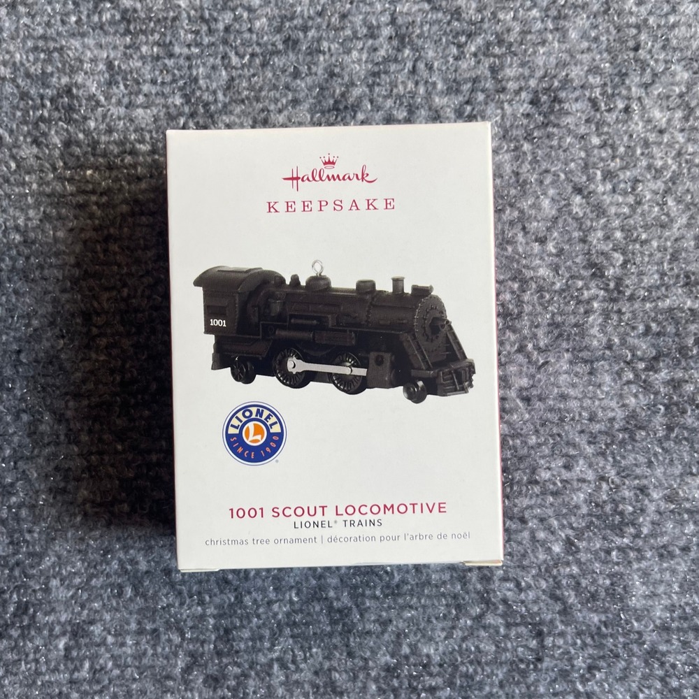 Hallmark Keepsake 2019 Lionel 1001 Scout Locomotive Die-Cast Metal Ornament